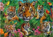Educa Puzzle - 500 Parça Kaplan Ormanı Puzzle - 19902 - Tiger Jungle thumbnail 2