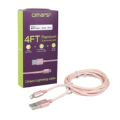 OMARS OMLT040RGLPB 5 VOLT-2.4 AMPER USB LIGHTNING KABLO thumbnail 2