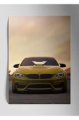 Yellow BMW - Metal Tablo thumbnail 1
