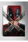Deadpool & Wolverine Marvel - Metal Poster Tablo thumbnail 1
