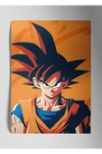 Metal Baskı Anime Duvar Tablosu - Goku thumbnail 1