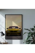 Yellow BMW - Metal Tablo thumbnail 2