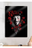 V for Vendetta - Metal Baskı Dekoratif Tablo thumbnail 1
