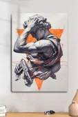 Mitolojik Yunan Heykel - Metal Tablo thumbnail 1