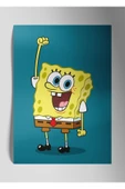 Metal Baskı Parlak Duvar Tablosu - SüngerBob - SpongeBob thumbnail 1