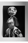 Metal Baskı Parlak Duvar Tablosu - Ronaldinho thumbnail 1