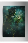 Metal Baskı Parlak Duvar Tablosu - Loki thumbnail 1