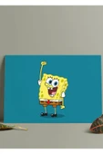 Metal Baskı Parlak Duvar Tablosu - SüngerBob - SpongeBob thumbnail 2