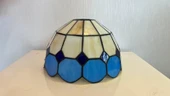 Yüceeller Tavan Vitray Avize 25cm 10" Mavi thumbnail 5