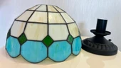 Yüceeller Tavan Vitray Avize 30cm 12" Yeşil thumbnail 2