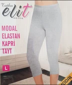 Tutku Elit Bayan Modal Elastan Dizaltı Kapri Tayt  2102 thumbnail 8