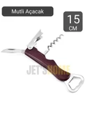Tirbişon Paslanmaz Şişe Açacağı Çelik Multi Açacak 13 cm thumbnail 3