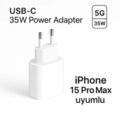İPhone 15 Pro Max Uyumlu 35W Şarj Adaptörü thumbnail 1