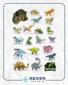 Dinazor Sticker Set-2 15 Parça Telefon, Tablet, Defter, Laptop Sticker thumbnail 1