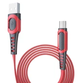 Zipax  Moto E4 Plus Şarj Kablosu Micro USB Yassı 1Metre 2.4A thumbnail 1