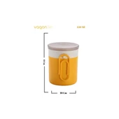 Vagon Çelik Lunch Box 450 Ml Sarı thumbnail 2