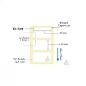 TERMAL BARKOD ETİKETİ 40X50 2´Lİ 2000´Lİ thumbnail 2