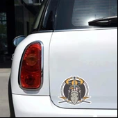 Viking Sticker 10x10 cmRenkli Sticker thumbnail 2