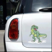 Trex Sticker 10x10 cmRenkli Sticker thumbnail 2