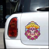Kurukafa Sticker 4 10x10 cmRenkli Sticker thumbnail 2