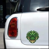Timsah Sticker 10x10 cmRenkli Sticker thumbnail 2