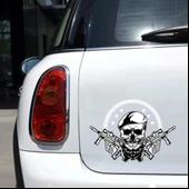 Kurukafa 8 Sticker 10x10 cmRenkli Sticker thumbnail 2
