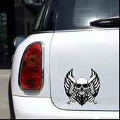 Kurukafa 2 Sticker 10x10 cmRenkli Sticker thumbnail 2