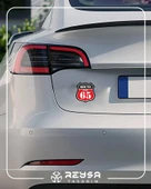65 Van Sticker 10x10 cmRenkli Sticker thumbnail 4