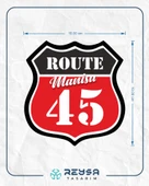 45 Manisa Sticker 10x10 cmRenkli Sticker thumbnail 2