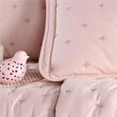 Clasy Microfiber Nakışlı Çift Kişilik Yatak Örtüsü Seti Aspendos thumbnail 6
