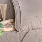 Clasy Microfiber Nakışlı Çift Kişilik Yatak Örtüsü Seti Aspendos thumbnail 2