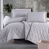 Clasy Microfiber Nakışlı Çift Kişilik Yatak Örtüsü Seti Aspendos thumbnail 10