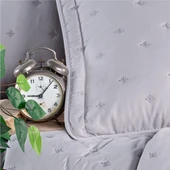 Clasy Microfiber Nakışlı Çift Kişilik Yatak Örtüsü Seti Aspendos thumbnail 11