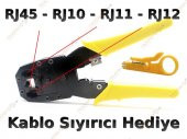 3 Lü Pense + Tester + 100 Adet RJ45 Network Seti thumbnail 6