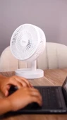 Kiwi KFAN-7607 Şarjlı Masaüstü Vantilatör thumbnail 10