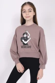Toontoy Kız Çocuk Baskılı Sweatshirt thumbnail 8