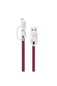 Apple Lightning Micro Usb Akıllı Şarj Data Kablosu thumbnail 2