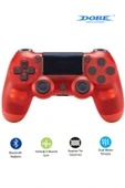 PS4-PC-Android BOX-Android-IOS Telefon Tablet Uyumlu Titreşimli Bluetooth Oyun Kolu thumbnail 1