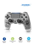 PS4-PC-Android BOX-Android-IOS Telefon Tablet Uyumlu Titreşimli Bluetooth Oyun Kolu thumbnail 1