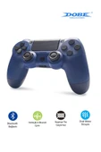 PS4-PC-Android BOX-Android-IOS Telefon Tablet Uyumlu Titreşimli Bluetooth Oyun Kolu thumbnail 1