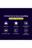 Z01 PC/PS4/PS3/IOS/Switch/Android Telefon TV Tablet Titreşimli RGB Bluetooth Joystick Gamepad thumbnail 4
