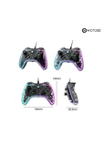 Işıklı Pc Android Telefon Tablet Ps4 Switch Uyumlu Kablolu Gamepad thumbnail 2