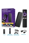 Android TV 8K+ Android 13 Ses kontrollü Kumanda 2GB Ram+16GB Hafıza Wi-Fi 5G Quad Core İşlemci thumbnail 1