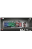 Trust Gxt 845 Tural Oyuncu Combo Kablolu Q Klavye Mouse Set thumbnail 3