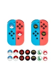 Nintendo Switch/Switch Oled Uyumlu 3D Analog Koruyucu Silikon thumbnail 3