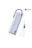 Pc Macbook 14'ü 1 Arada Type-c Multifonksiyonel Dönüştürücü Hub thumbnail 3
