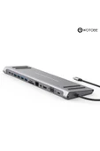 Pc Macbook 14'ü 1 Arada Type-c Multifonksiyonel Dönüştürücü Hub thumbnail 2