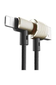 Two-in-One 2in1 Lightning Micro Usb 1m Data Şarj Kablosu thumbnail 1