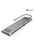 Pc Macbook 14'ü 1 Arada Type-c Multifonksiyonel Dönüştürücü Hub thumbnail 1