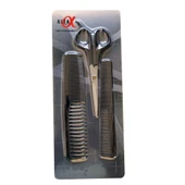 Alfa Set03 3Lü Berber Seti Makas + 2 Adet Tarak thumbnail 2